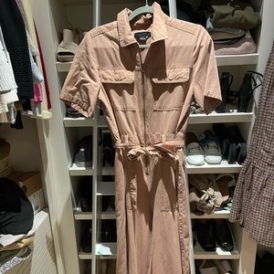 Sanctuary brown denim jumpsuit